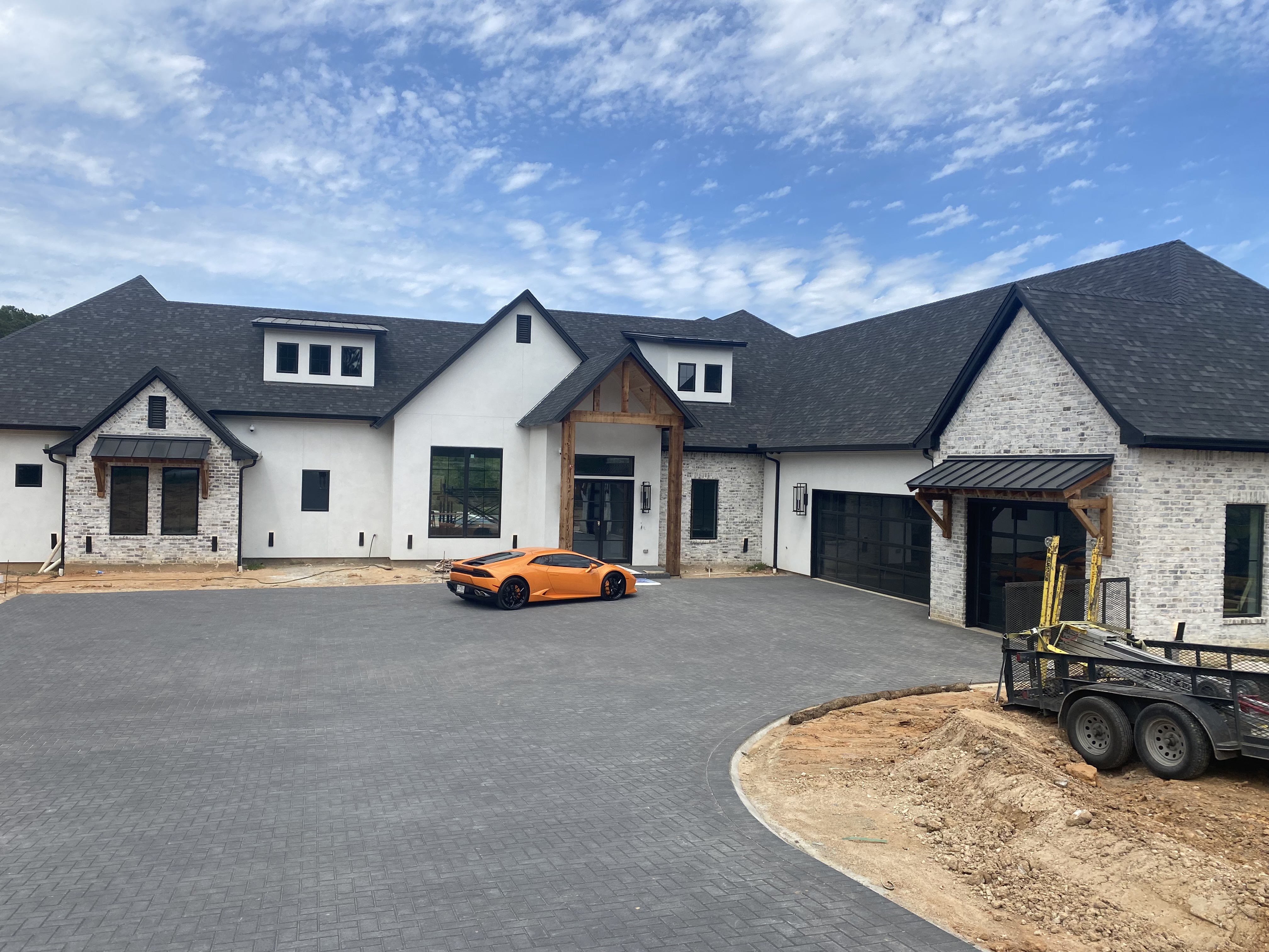 Custom home exterior