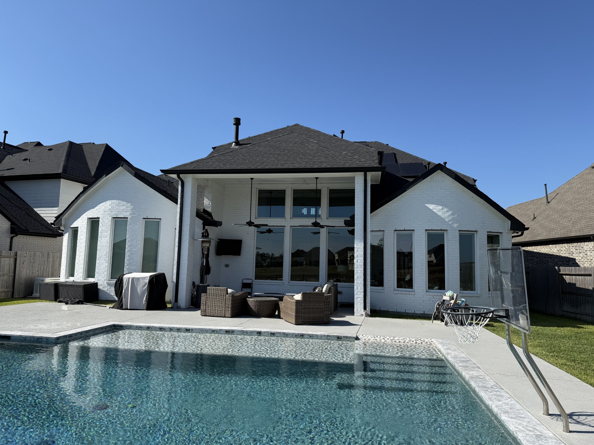 Custom home exterior